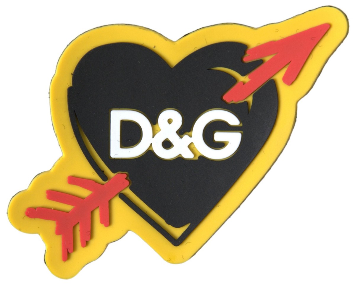 DOLCE & GABBANA Patch Multicolor D&G Heart Sticky for