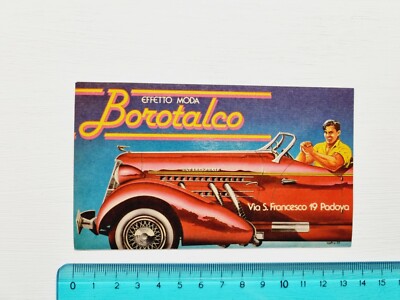 Adesivo Borotalco Padova Schuhe Sticker Autocollant Vintage 80S Original