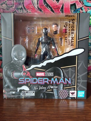 BANDAI - Sh Figuarts Spider-Man no way home - black & gold suit