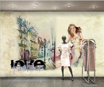 3D Fashion City 7580NA Wallpaper Wall Murals Wall Paper Wall Print Mural Romy