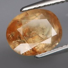 2.90 Ct Natural Yellow Sapphire Tanzania Unheated Oval loose Gemstone See Video