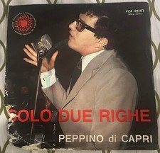 7" Peppino Di Capri – Solo Due Righe