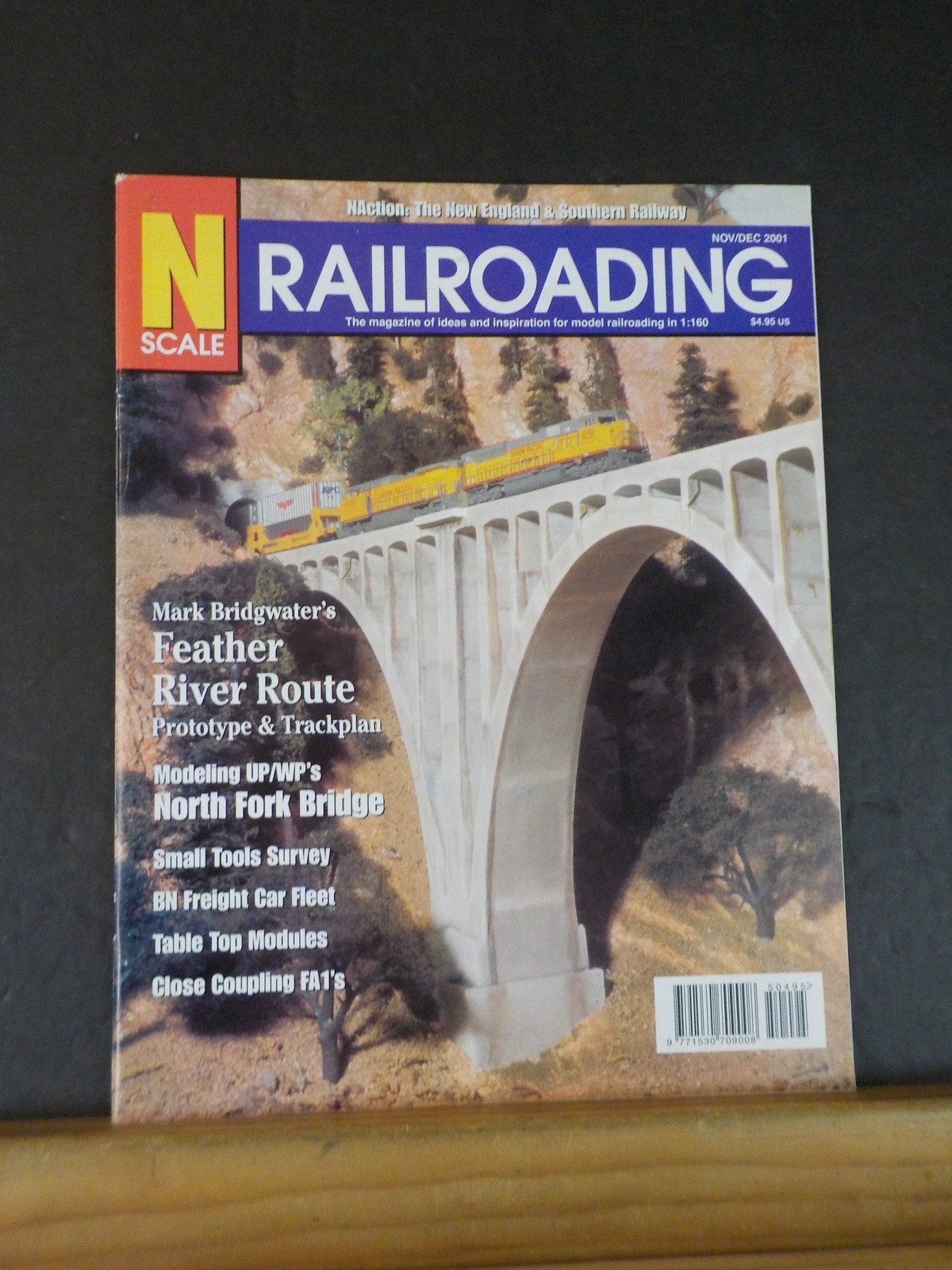 N Scale Railroading 2001 November December BN Freight Car Fleet North Fork Bridg