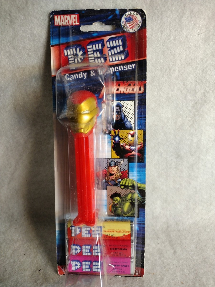 Marvel Universe Iron Man Pez Candy & Dispenser New | eBay