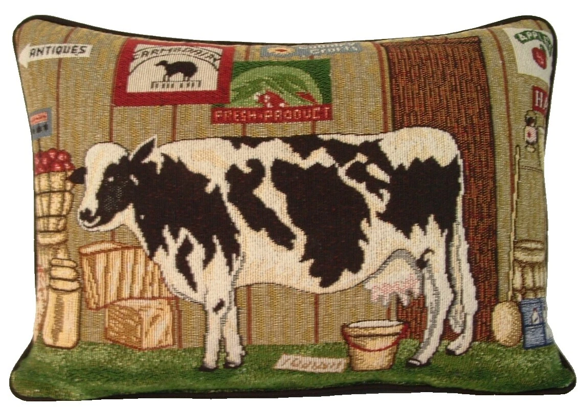 Cotton Blend Country Animals Home Décor Pillows