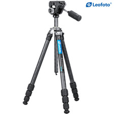Leofoto LO-224CS SW-02 Carbon Fiber Tripod  2-Way Pan Head Kit for Binoculars