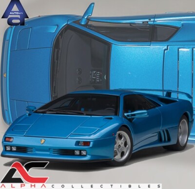AUTOART 79156 1:18 LAMBORGHINI DIABLO SE30 (BLU SIRENA/METALLIC BLUE)