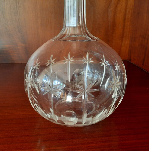 Antique Vintage Victorian Fine Cut Liquer Decanter - Picture 3 of 13