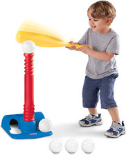 T-Ball Set, Red, 5 Balls, for Toddlers Ages 18 Months   Amazon Exclusive