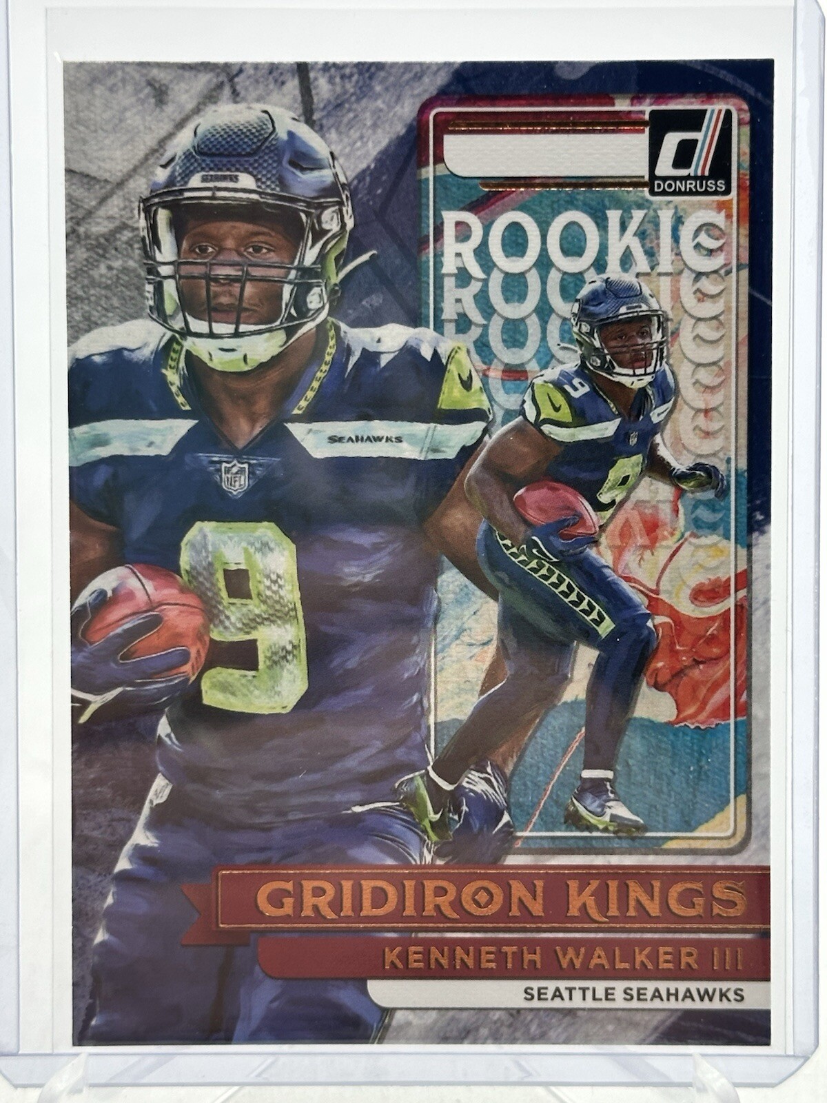 2022 Donruss Optic #RGK-14 Kenneth Walker III Rookie Gridiron Kings