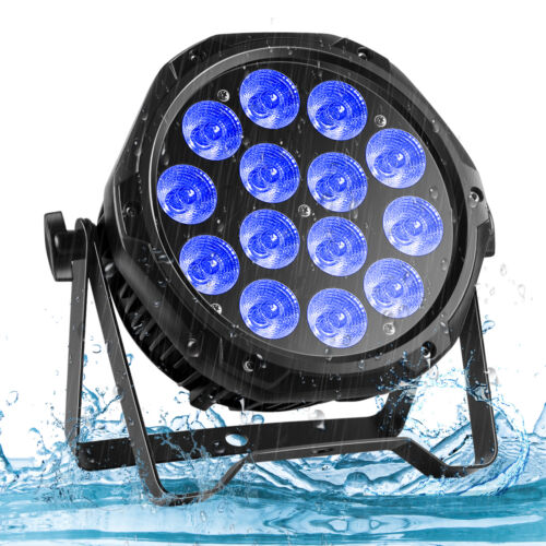 IP65 Waterproof LED Par Light 14x10W 4in1 RGBW DMX512 Outdoor Stage Light Party - Picture 2 of 11