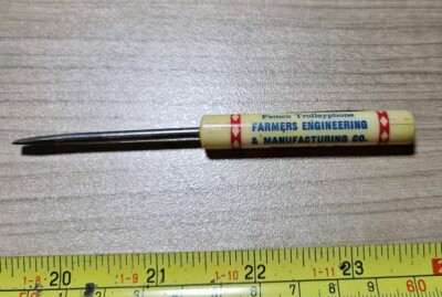 Vtg Farmers Engineering & Manufacturing Co Pittsburgh Advertising Screwdriver 
