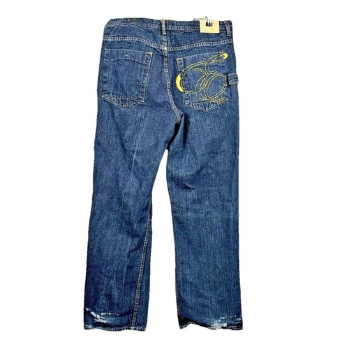 Vintage Y2K Streetwear Wide Leg Carpenter Jeans Herren 36x30 Baggy 90s Distressed - Bild 2 von 15