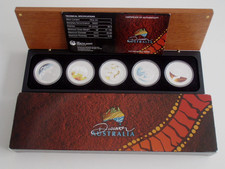 Australia 5 x 1 uncja Dollar Srebro 2009 PP Discover Dreaming Series