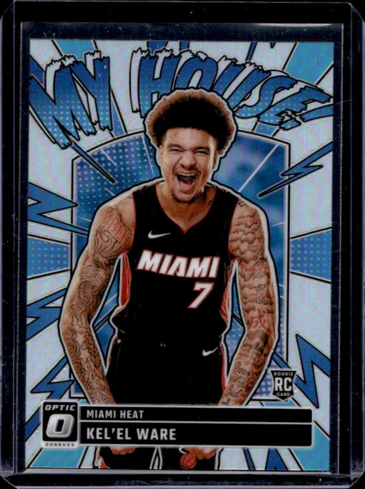 2024-25 Donruss Optic Kel'el Ware My House RC Holo Rookie #11 Heat