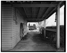 2. Granero 7A. Vista interior extremo este. Cámara puntiaguda N. - Longacres, Granero 7A,