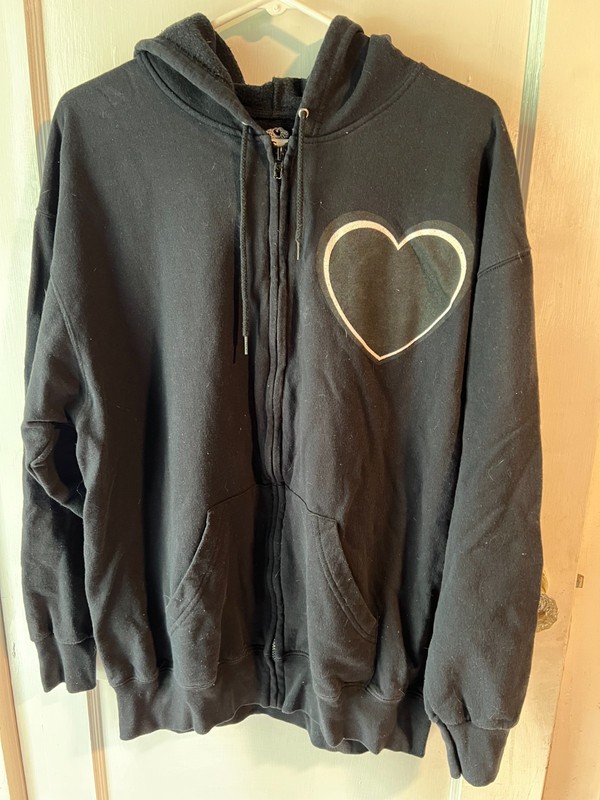 Joan Jett and The Blackhearts Sweatshirt Hoodie Zip Up XL