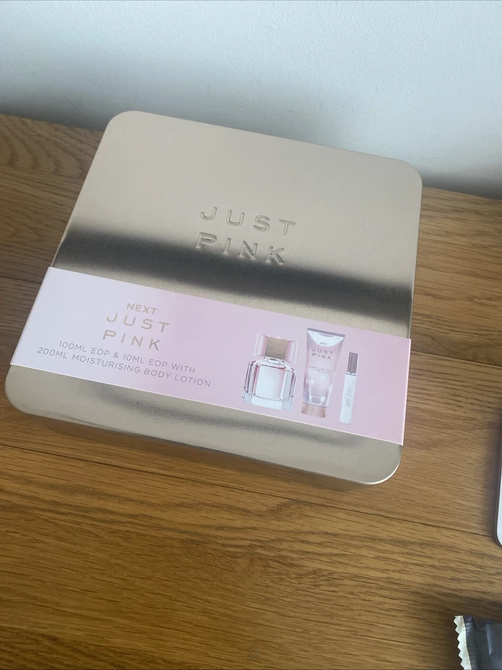 Next Just Pink 100ml and 10ml Perfume with 200ml Body Lotion Gift Set - Image 2 of 4