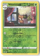 Whimsicott 006/202 Rare Sword & Shield Pokemon Reverse Holo Near Mint