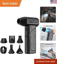 130,000RPM Cordless Rechargeable Air Duster with LED Light Adjustable Speed
