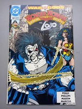 WONDER WOMAN #60 (Perez/Martin/Phillips) DC Comics 1991 Lobo VFN