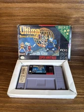 Ultima Runes of Virtue II (Super Nintendo SNES) With box- Tested - Authentic