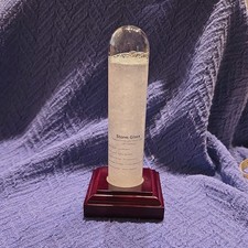 Admiral Fitzroys Storm Glass Standing Weather...