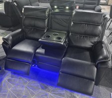 San Diego 3  Seater Electric Recliner Sofa  (Black or Grey Available)