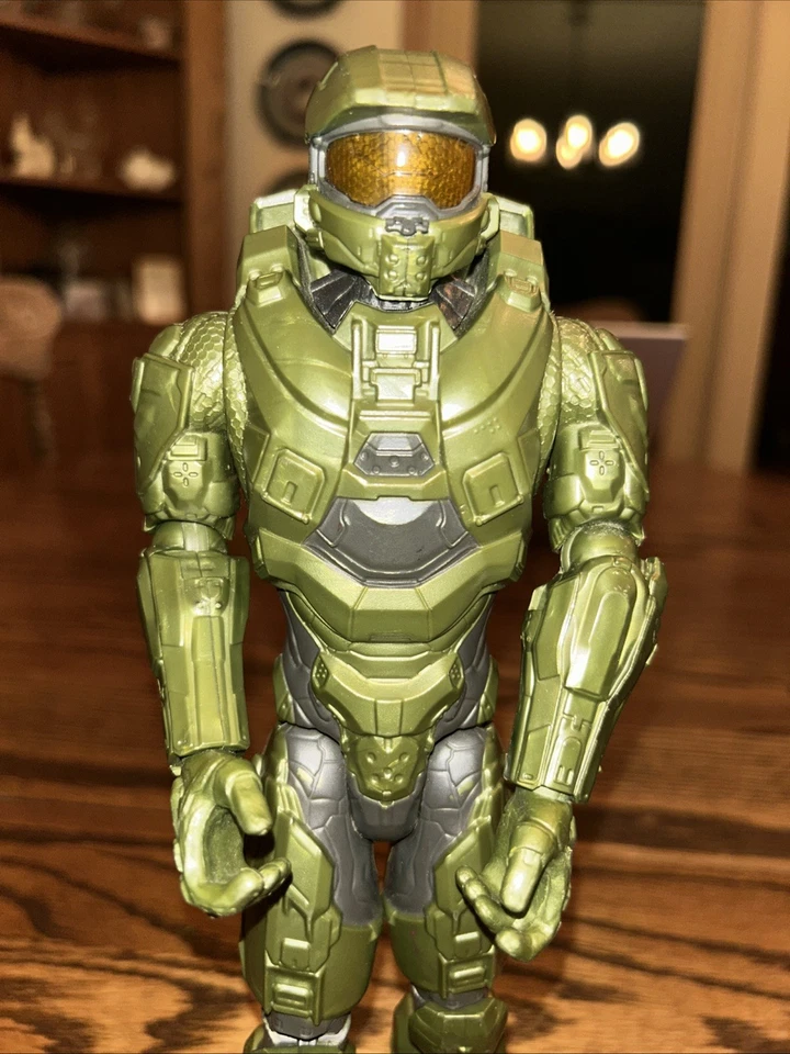 Figura de acción Halo 4 12 pulgadas Master Chief sin rifle de asalto Spartan 2015 Mattel Foto 2 de 4