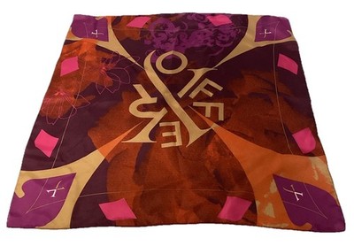 Xerjoff 100% Silk Pocket Square Scarf Made In Italy 17 x17 
