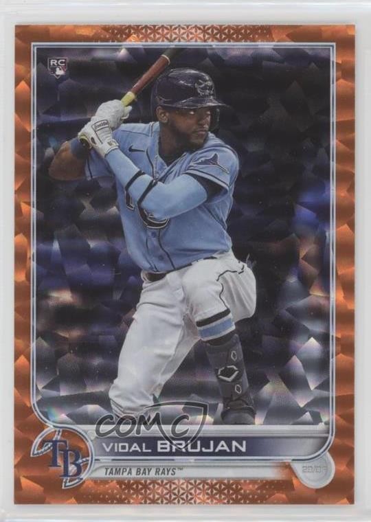 2022 Topps Series 1 Orange Foil 187/299 Vidal Brujan #25 uk2