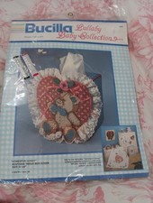Bucilla 5992 Lullaby Baby "HOMESPUN HONEY" Tissue Box Cover Plastic Canvas Kit