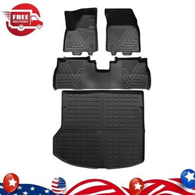 For 2024-2025 Chevy Equinox EV TPE Floor Mats Liner & Cargo Trunk Liner Set New