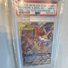 Charizard & Braixen GX TAG TEAM Full Art Holo Promo SM230 PSA 10 2019 damage slb