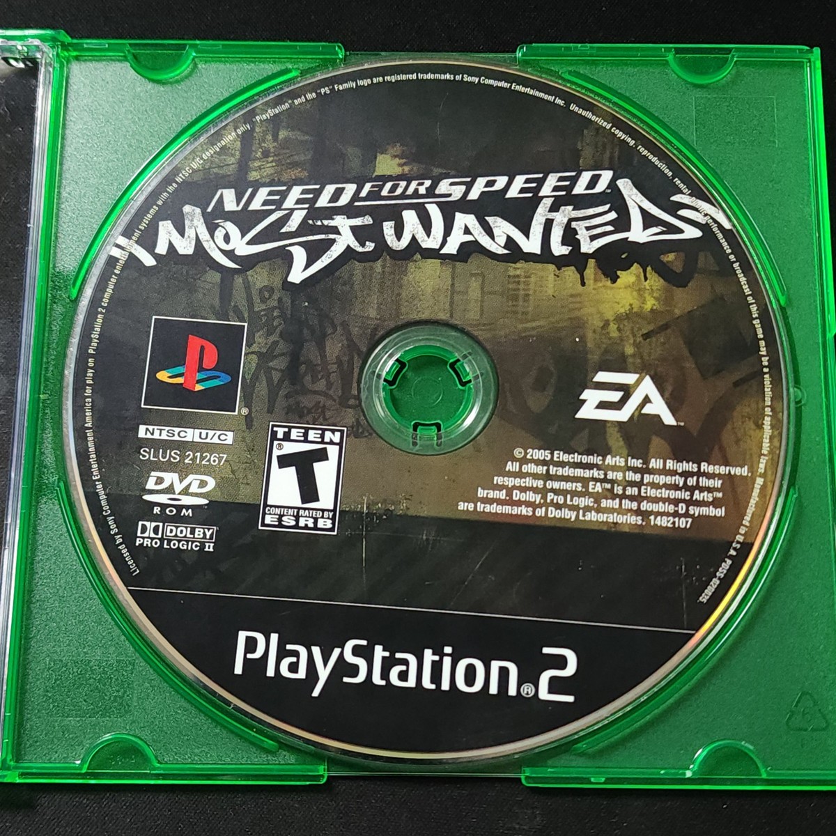 Need for Speed Most Wanted PS2 NTSC-U/C Tested Authentic - Disc