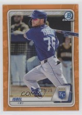 2020 Bowman Draft Chrome Orange Refractor 4/25 Kyle Isbel #BD-182 7e6