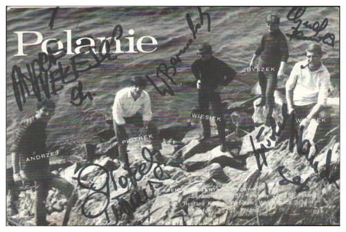 V9091/ The Polanie Beat- Popband aus Polen Autogrammkarte ca.1968