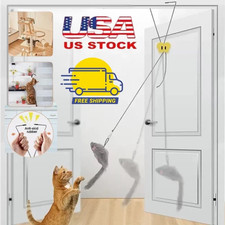 1pcs Adjustable Hanging Cat Toy - Interactive Teaser for Playful Fun US STOCK