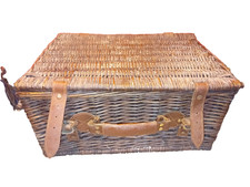 USED EMPTY WICKER HAMPER