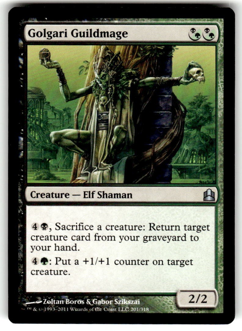 Magic: The Gathering Creature Golgari Guildmage MTG NM Commander Uncommon