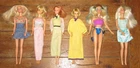 Lot of 6 Vintage Mattel Barbie Dolls