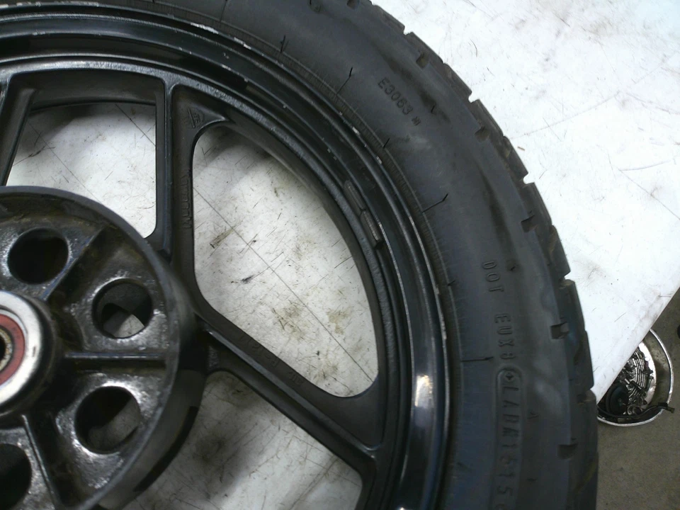 1988-2007 Kawasaki ninja 250 EX250F rear back wheel rim - Image 4 of 4