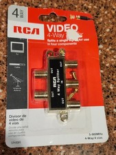 RCA Digital Plus 4-Way Coaxial Splitter
