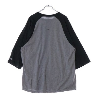 【rtrt】WTAPSダブルタップスIAN RAGLANラグラン22SS WTAPS Double Taps 22SS IAN RAGLAN Cotton Crew Neck Cropped T