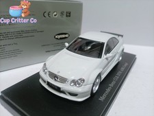 Kyosho 1:43 Mercedes modified sports car model Mercedes CLK DTM AMG white