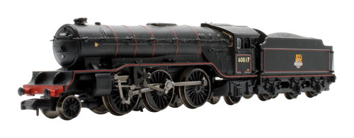 Locomotora de vapor Graham Farish calibre N BR negra Early Crest clase V2 '60817' | Condition: Used