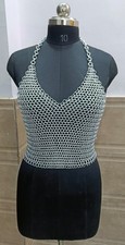 Handmade Chainmail Top Aluminum Butted 10mm Ring Medieval Women's Armor Costume