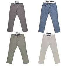 Jachs NY Men's Classic Fit Straight Leg 5 Pocket Denim Pant