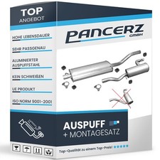 Auspuff für MERCEDES VIANO & VITO (W639) 3.0 120 122 CDi SWB ab 2006