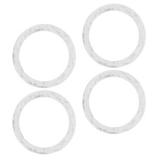 4pcs Resin Round Purse Handles: 11.5cm/4.5" O Ring Grips - Circle Purse